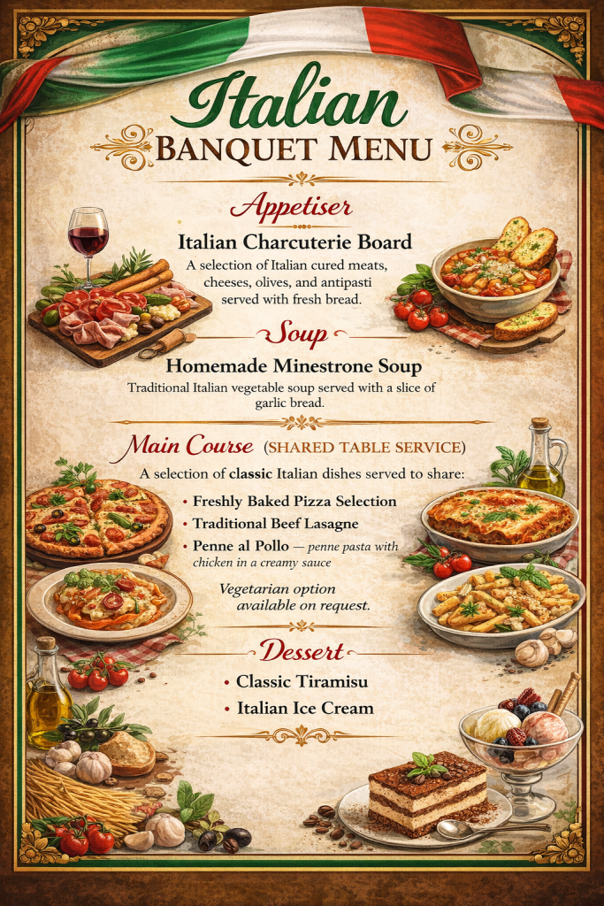 Italian Menu